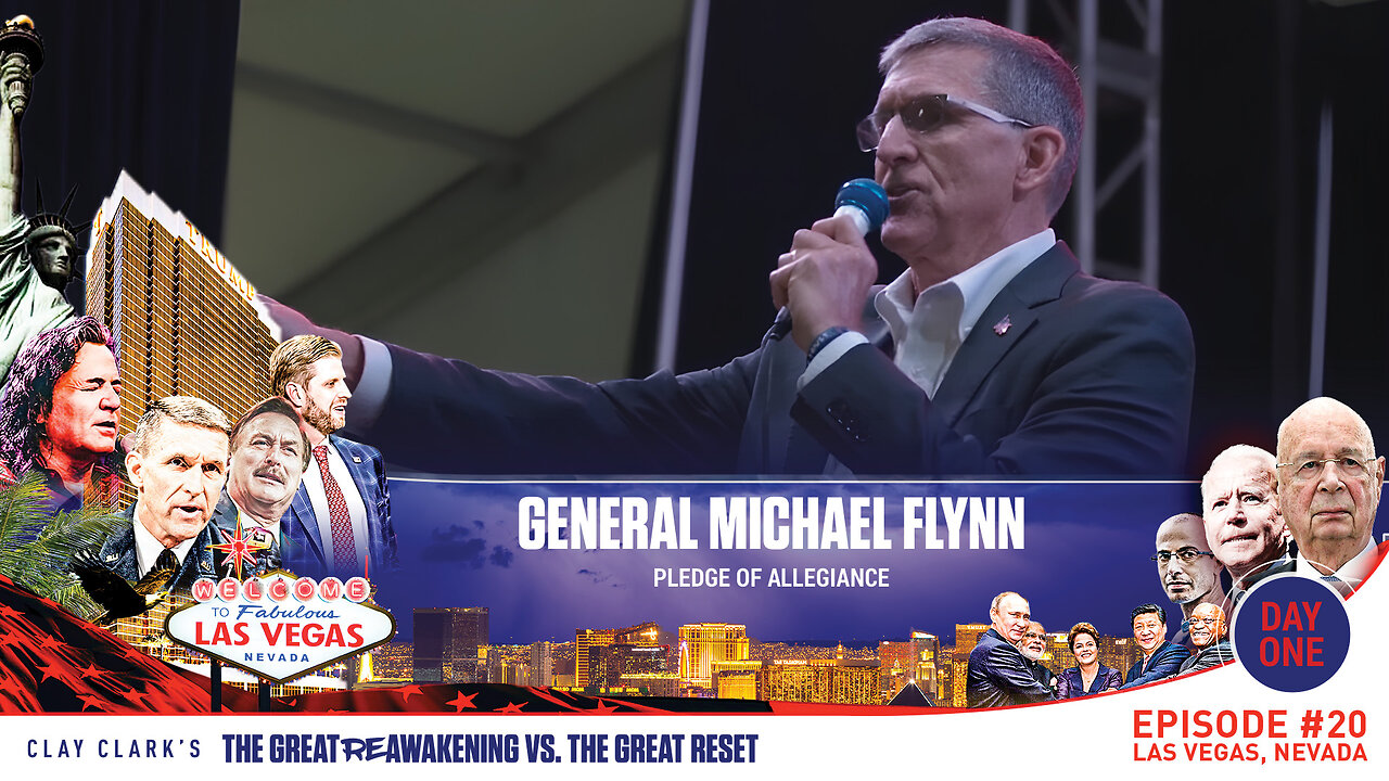 General Michael Flynn | General Flynn Leads Us In the Pledge of Allegiance | Why And How We Must Act to Save Our Republic | Request Tickets Via Text At 918-851-0102