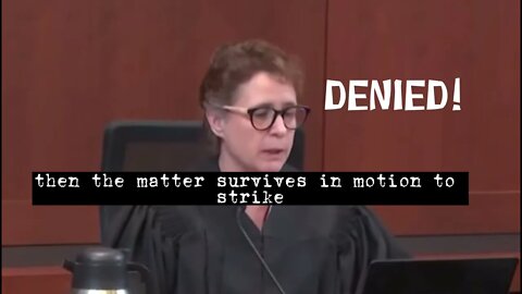 JUDGE DENIES AMBER’S LAWYER