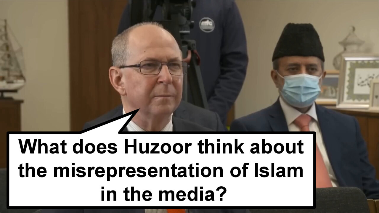 What does Huzoor think about the misrepresentation of Islam in the media?