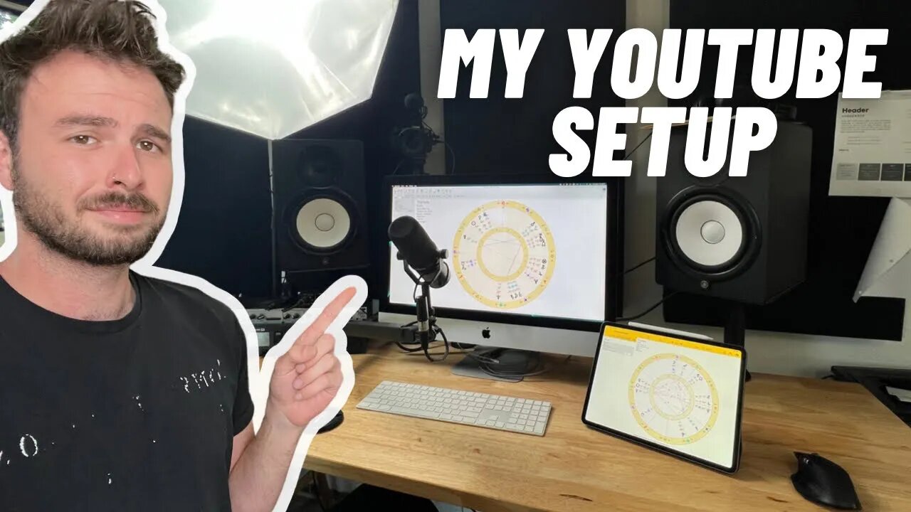 How I Make Astrology YouTube Vidoes: My Desk Setup 2022