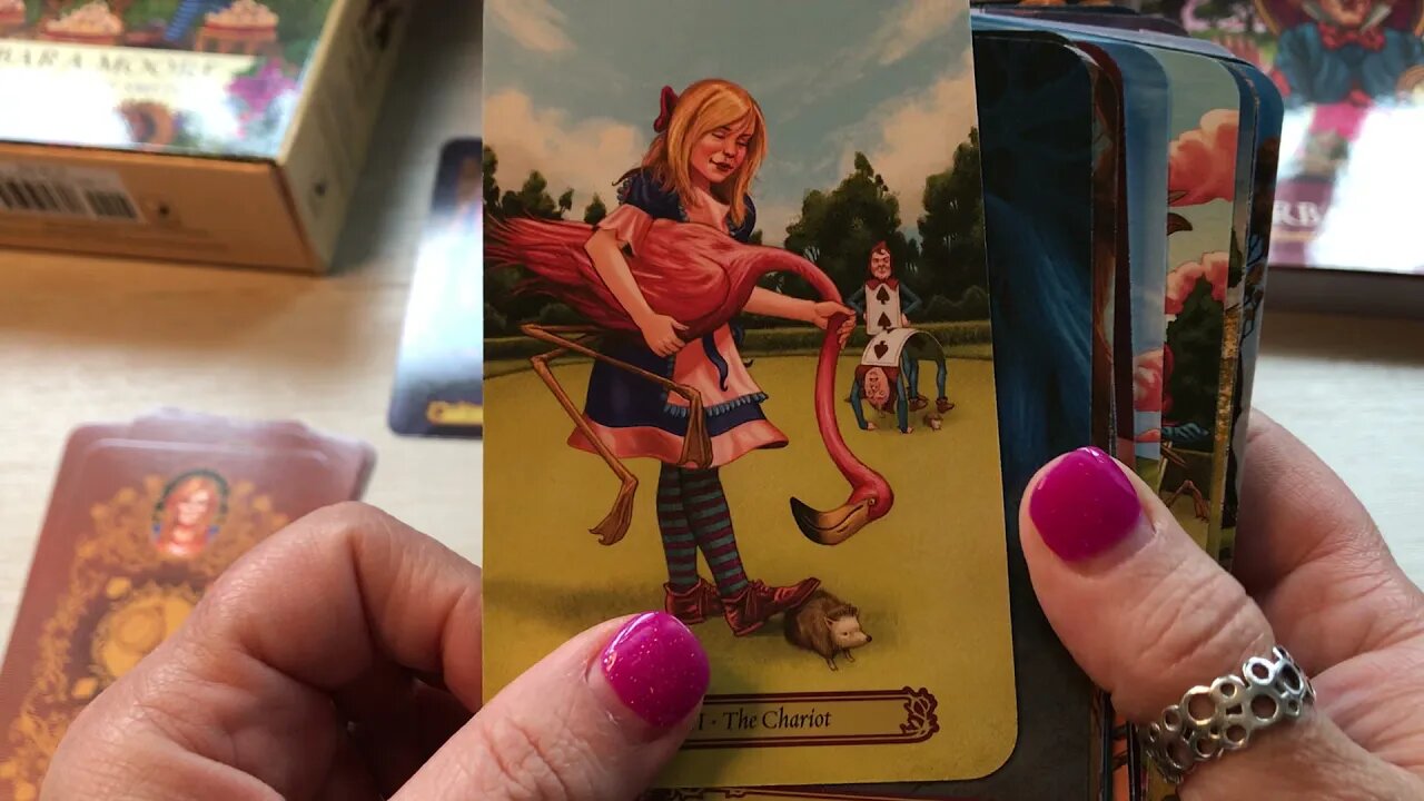 Unboxing Tarot in Wonderland by Barbara Moore