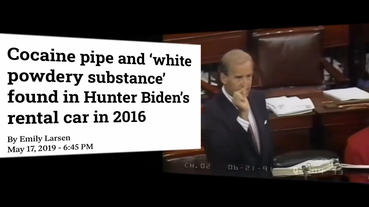 Joe Biden's "TOUGH" Crime Bill...BUT NOT For Hunter