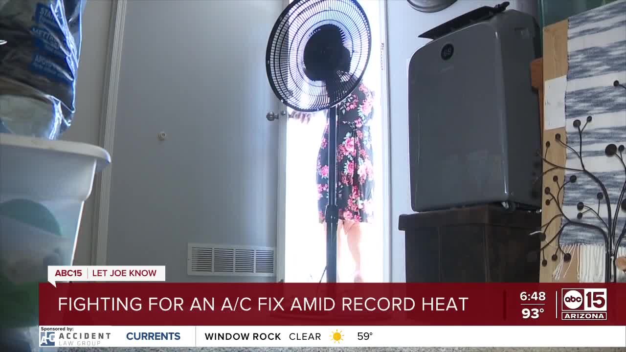 Valley family waits weeks for home warranty on air conditioning fix