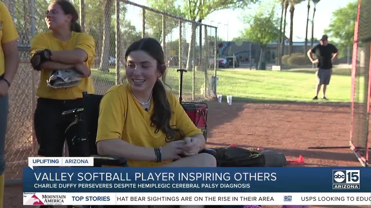 Valley softball player inspiring others while battling Cerebral Palsy