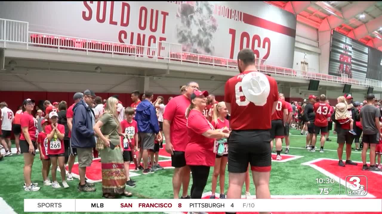 Nebraska Football Road Race cancelled for first time; players still meet with fans