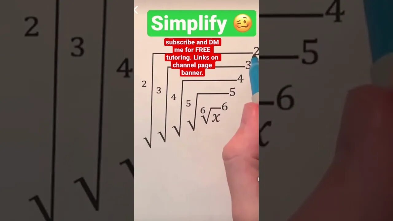 Multiple radical number question