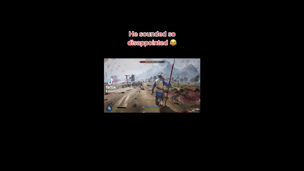 He sounded so disappointed 😂