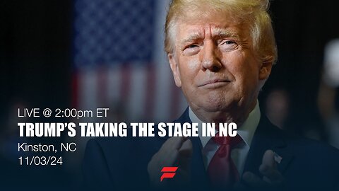 PRESIDENT TRUMP RALLY IN KINSTON, NC | 3 NOVEMBER 2024