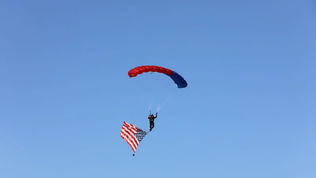 Black Dagger Flag Jump at New Orleans Air Show