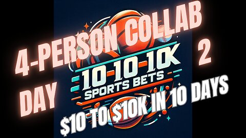 Day 2 of 4-Person Collaboration turning $10k Challenge.