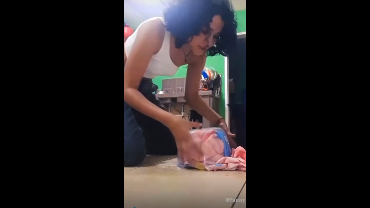 when you get way too comfortable  around your girlfriend