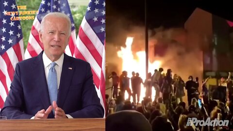 Biden Defends Left Wing Rioters & Looters As "Peaceful Protesters"