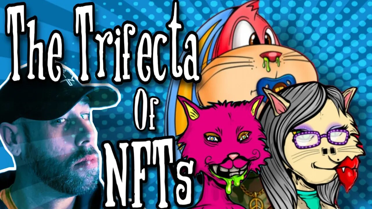 Uganzo Art | The Trifecta of NFTs | #psychokitties #psychomollies #MadHareSociety #Uganzo