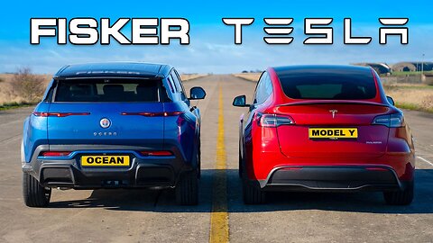 530hp Model Y Performance v 565hp Fisker: DRAG RACE