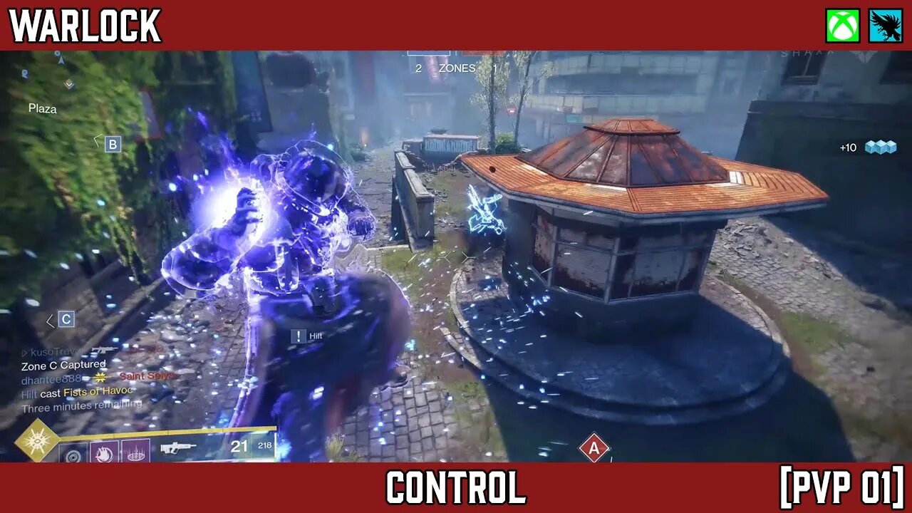 Destiny 2 Warlock PVP | Control Full Match 6 vs 6 | Played on PC | Max Details 2019 Gameplay