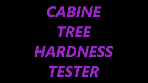 CABINE TREE HARDNESS TESTER