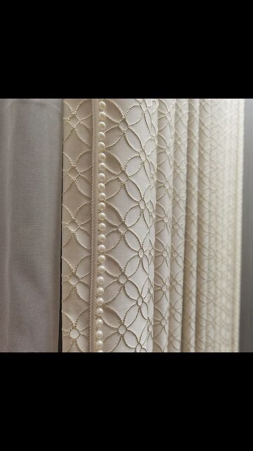 SALE!! French Luxury Cream Curtain
