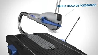 Dremel Moto Saw Serra Tico tico de Bancada com 2 Acoplamentos, 10 Acessórios e Maleta 127V