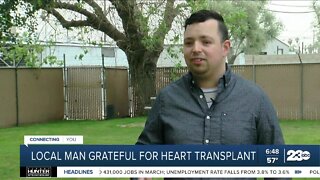 Local man grateful for heart transplant