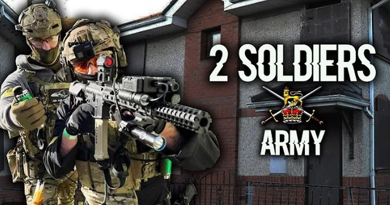 2 Ex British SOLDIERS Play Airsoft And Destroy EVERYONE!