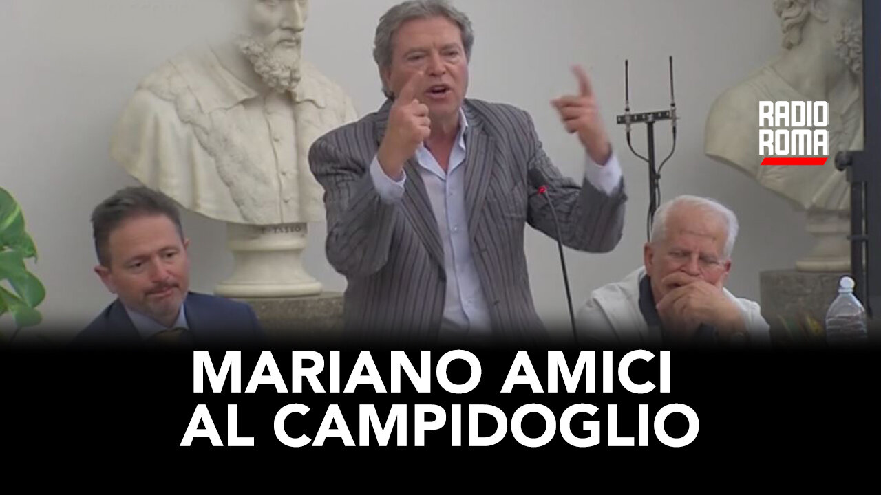 MARIANO AMICI AL CAMPIDOGLIO