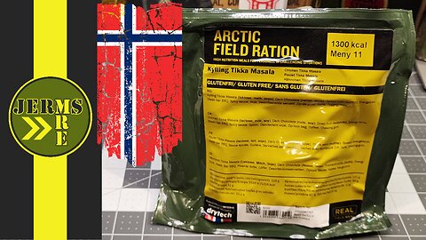 2022 Norwegian Arctic Field Ration (AFR) Menu 11 Tikka Masala MRE Review