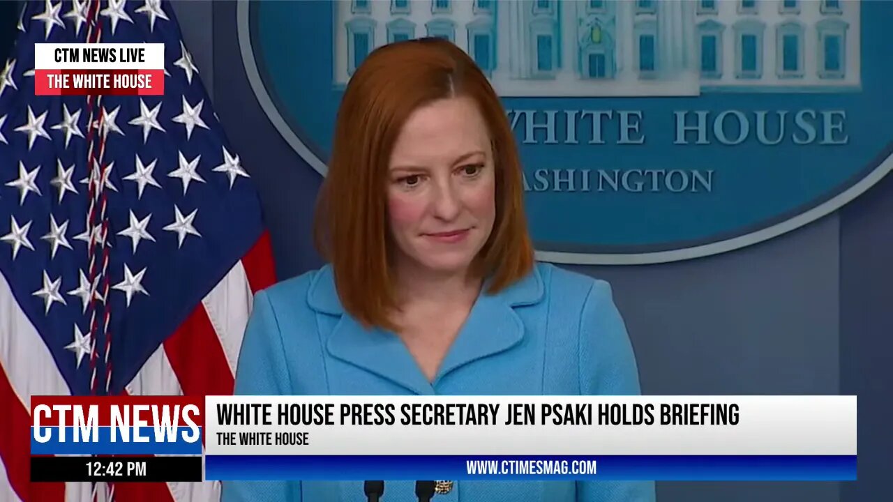 Live:White House press secretary Jen Psaki holds briefing