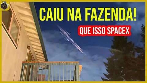 FALCON 9 DA SPACEX CAI EM FAZENDA EM WASHINGTON !!