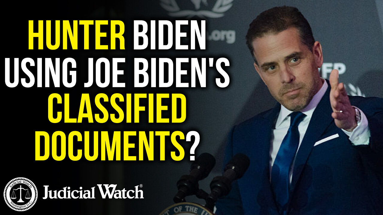 FITTON: Hunter Biden Using Joe Biden's Classified Documents?