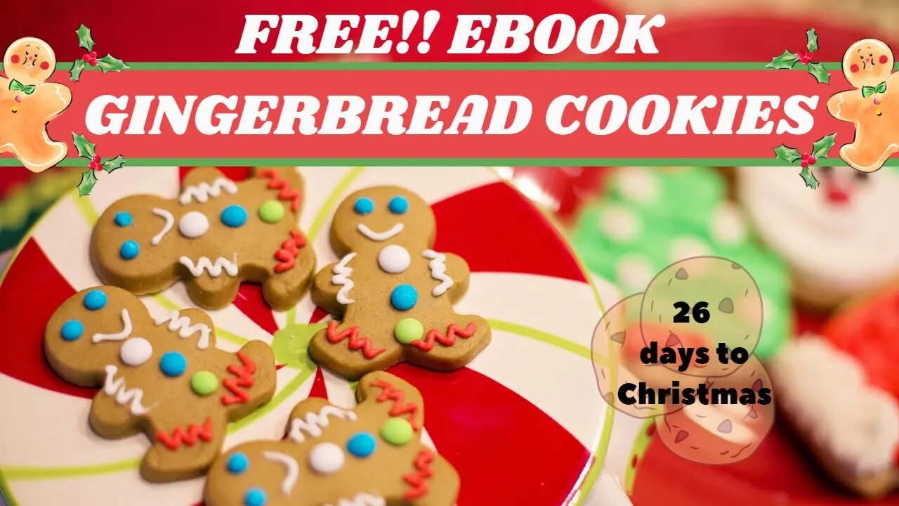 FREE! 26 Days til Christmas: Christmas Trivia and Best cookie recipe ebook #shorts