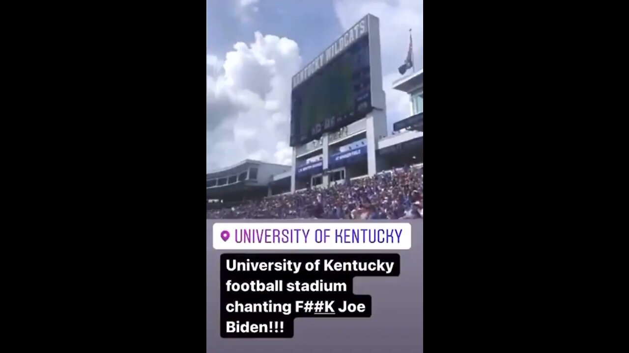 F Joe Biden chant