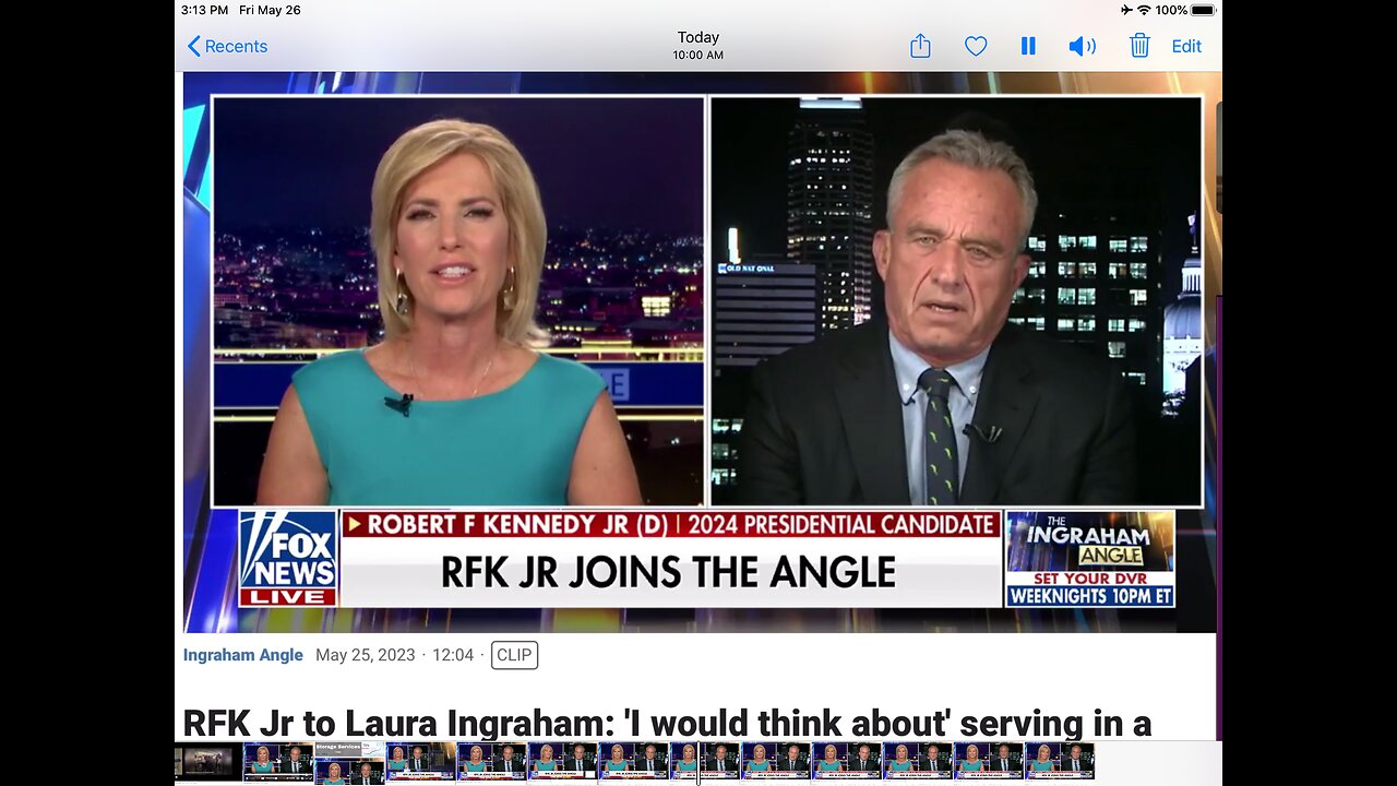 BOBBY KENNEDY JR. ON JOINING REPUBLICAN ADMINISTRATION IN HHS
