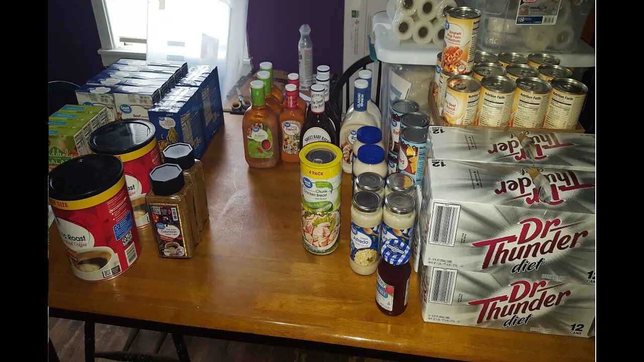 Walmart Prepper Hall #3 & My Shelf Walk-thru