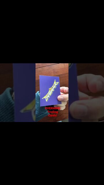 My OVERMIND Trading Cards For Subscribe Star Members Are In!