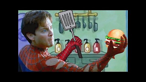 Bully Maguire cooks Krabby Patty