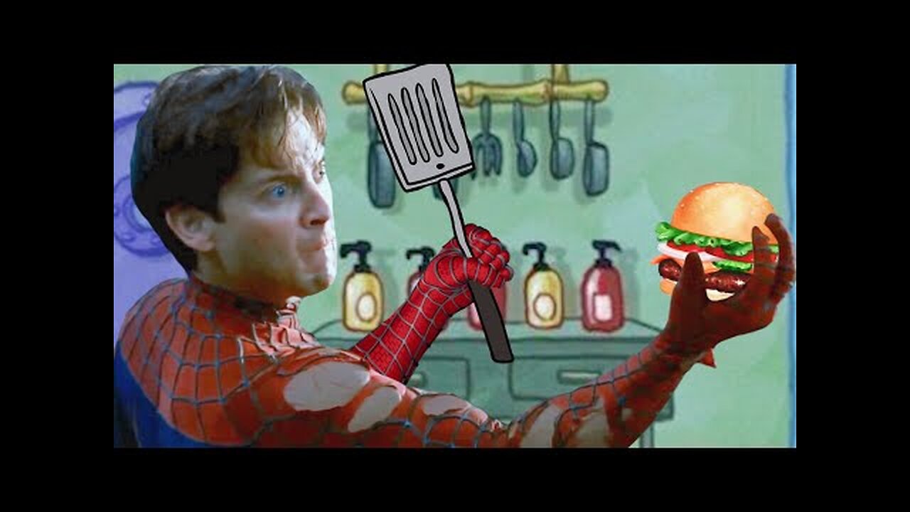 Bully Maguire cooks Krabby Patty
