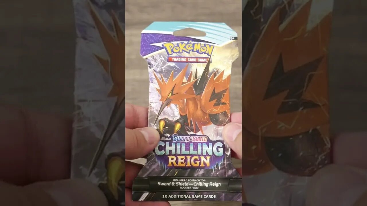 #SHORTS Unboxing a Random Pack of Pokemon Cards 055