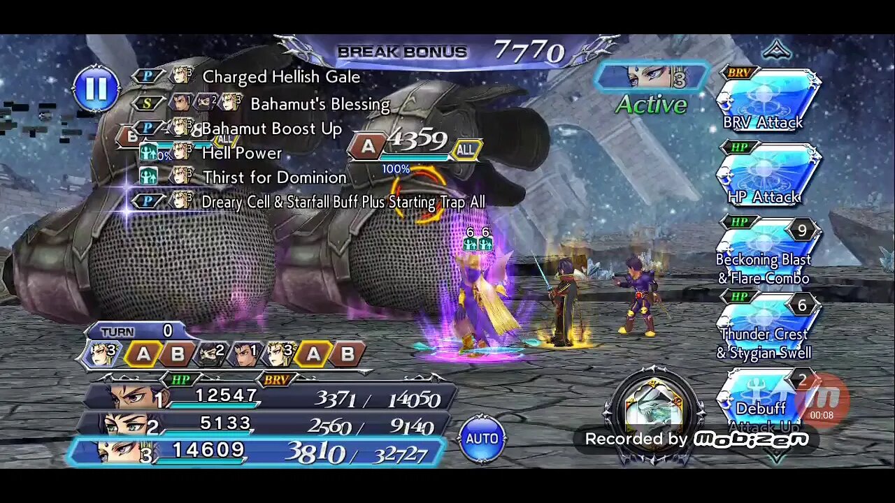 Abyss Perfectum pt 1 outcome / Final Fantasy: Dissidia Opera Omnia