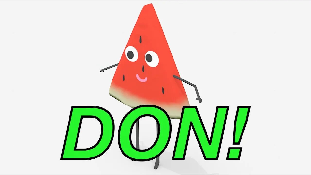 Happy Birthday DON! - WATERMELON Birthday Song