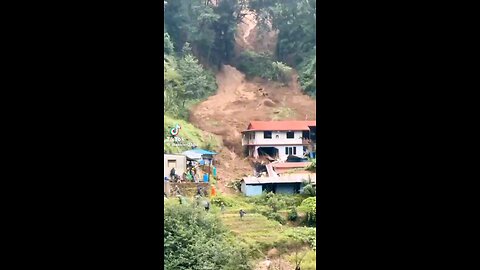 House Crushed by Landslide: Miraculous Escape