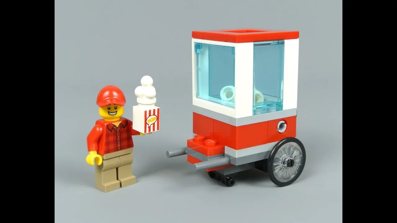 TWBricksters - Ep 010 - LEGO Live Build - set 30356 popcorn cart