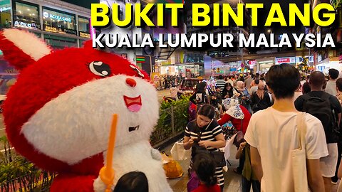 Bukit Bintang Night Walk in Kuala Lumpur Malaysia!🇲🇾