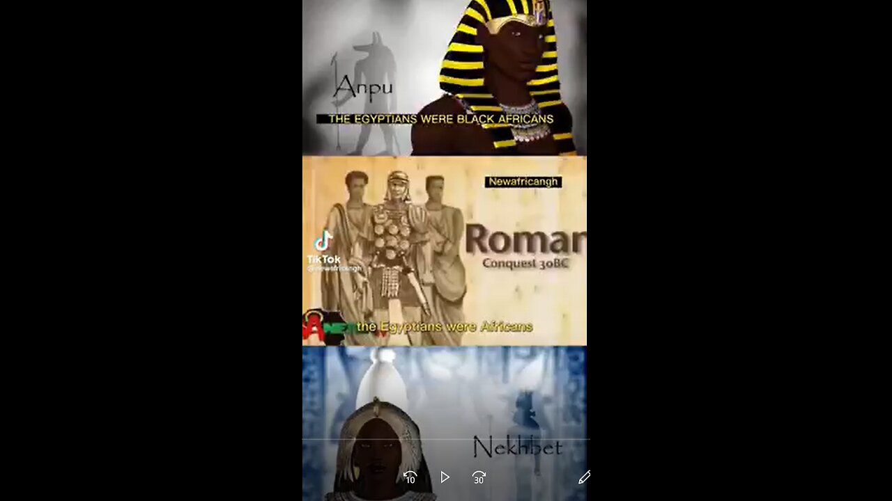 THE EGYPTIAN WERE BLACK AFRICAN.