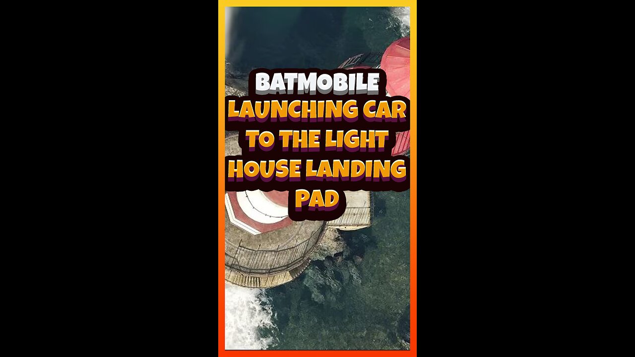 Batmobile launching car to lighthouse, 😀 perfect landing | Funny #GTA5 clips Ep. 226 #moddedaccount