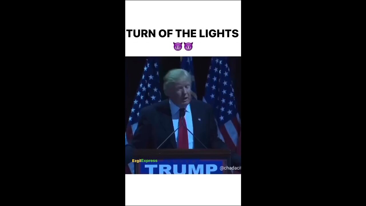 Turn of the lights‼️