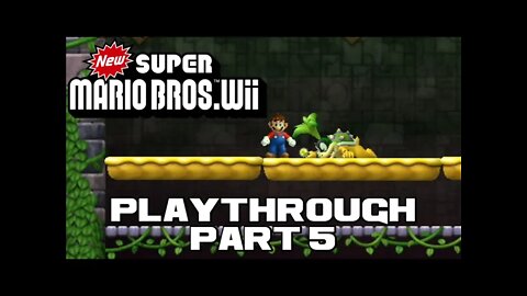 New Super Mario Bros. Wii - Part 5 - Nintendo Wii Playthrough 😎Benjamillion