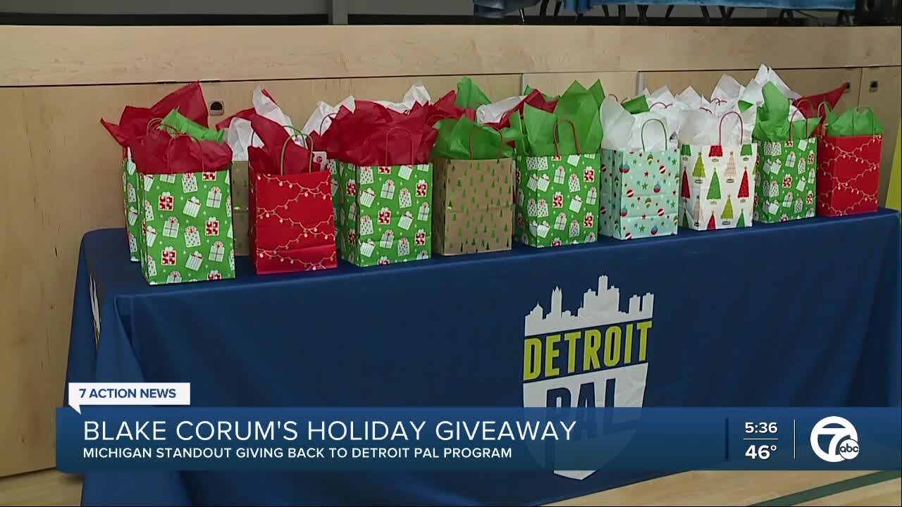 Blake Corum's Holiday Giveaway to benefit Detroit PAL programs