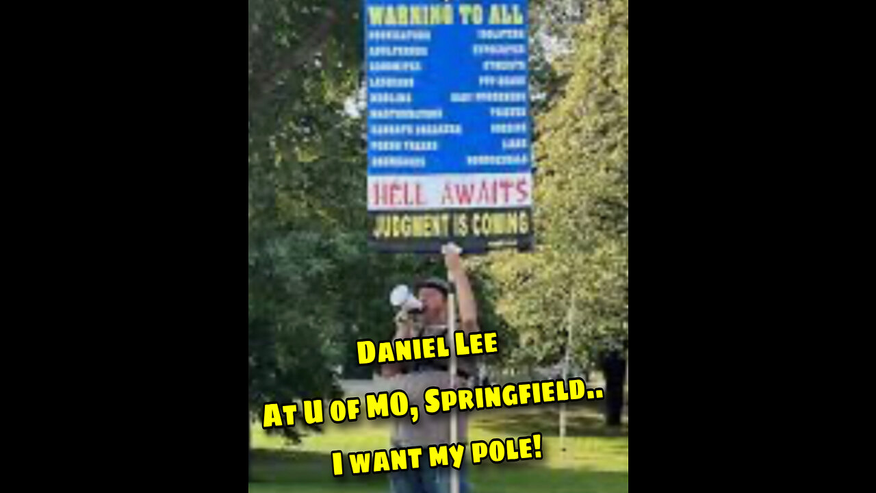 Daniel Lee.. I want my pole…..