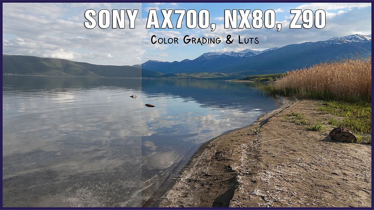 SONY AX700 NX80 Z90 - Cinematic LUTs - Color Grading (HLG) - Handheld Video Test [HDR]