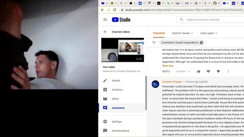 Response to Canadian Preppers Response to my response to cps video on canadian gun law reuglations
